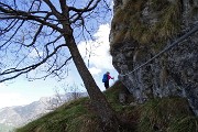 Anello di Punta Almana (1390 m) in cresta integrale il 14 aprile 2016  - FOTOGALLERY